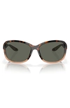 Costa Del Mar Seadrift 60mm Polarized Square Sunglasses In Grey Tort