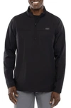 Travismathew Wanderlust Quarter Zip Pullover In Black