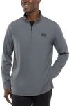 Travismathew Wanderlust Quarter Zip Pullover In Quiet Shade