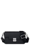 We-ar4 The Retro Leather Crossbody Bag In Black