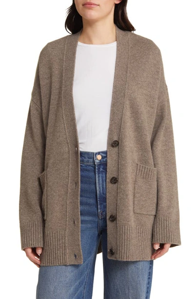 Rails Perry Cashmere Wool Cardigan In Mink
