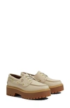 Timberland Stone Street Platform Boat Shoe In Light Brown