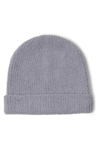 Barefoot Dreams Cozychic Ribbed Beanie In Pewter