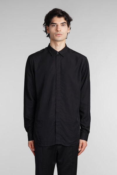 Costumein Ives Congo Shirt In Black Cotton