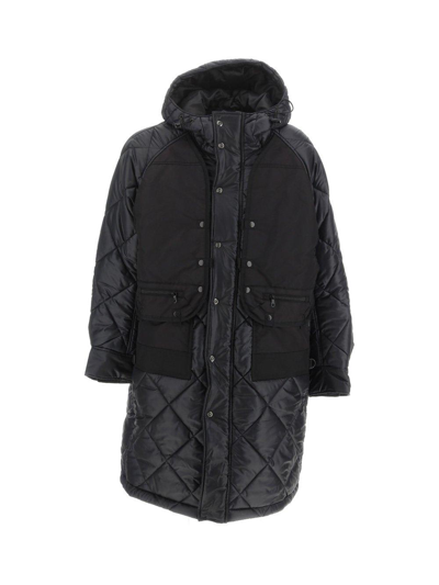 Junya Watanabe X Innerraum Hooded Quilted Jacket In Black