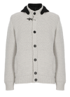 Fay Knit Jacket In Avorio