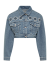 7 FOR ALL MANKIND CROPPED DENIM JACKET