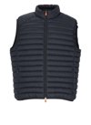 Save The Duck Adam Quilted Padded Gilet In Blue