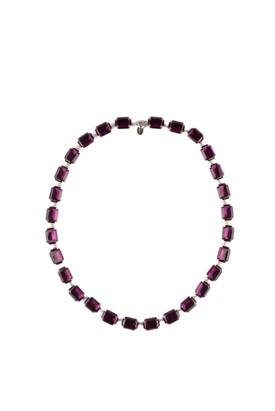 Weekend Max Mara Merlot Long Necklace In Purple