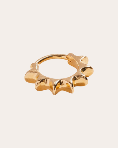 Pamela Love Women's Sun 14k Gold Single Hoop Earring