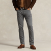 Polo Ralph Lauren Sullivan Slim Knitlike Chino Pant In Dark Metal