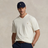 Polo Ralph Lauren Jersey V-neck T-shirt In Parchment Cream