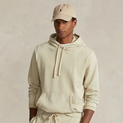 Ralph Lauren Loopback Fleece Hoodie In Spring Beige