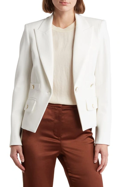 Veronica Beard Roya Dickey Jacket In Off White