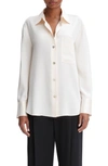 VINCE RELAXED SILK BLOUSE