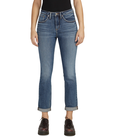 Silver Jeans Co. Women's Beau High-rise Slim-leg Denim Jeans In Indigo