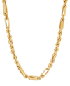 MACY'S PAPERCLIP & ROPE LINK 24" CHAIN NECKLACE (5-1/5MM) IN 14K GOLD