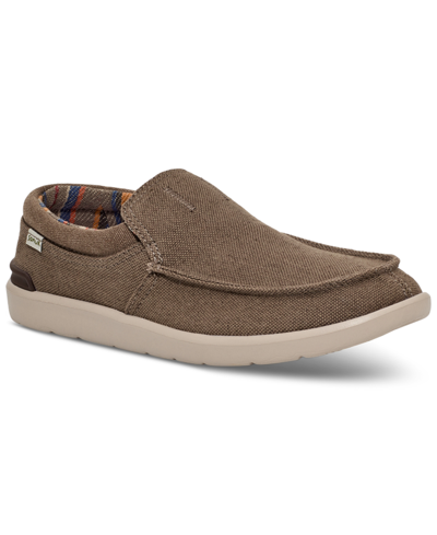 Sanuk Men's Sidewalk Surfer Lite 2 Sl Slippers In Brown