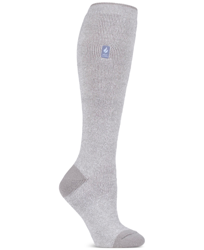 Heat Holders Women's Lite Calla Twist Long Socks In Light Grey