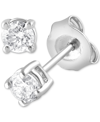 Forever Grown Diamonds Lab Grown Diamond Stud Earrings (1/3 Ct. T.w.) In Sterling Silver In Sterling Silver