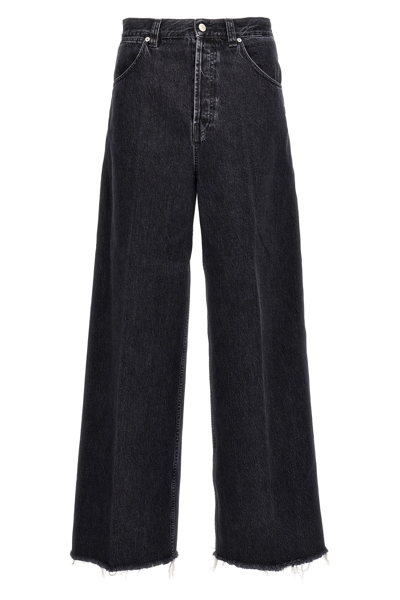 Gucci Organic Cotton Denim Jeans In Black  