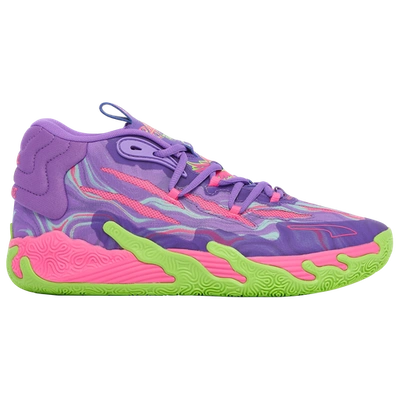 Puma Mens Lamelo Ball  Mb.03 Toxic In Purple Glimmer/green Gecko