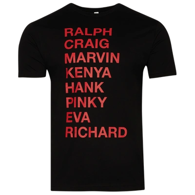 Grady Baby Co Mens  Clark Atlanta Name Crew Neck T-shirt In Black/red