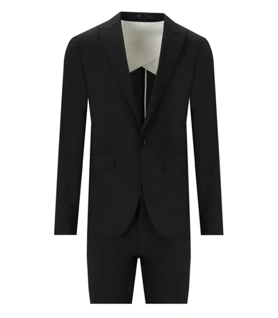 Dsquared2 Black Virgin Wool Tokyo Suit