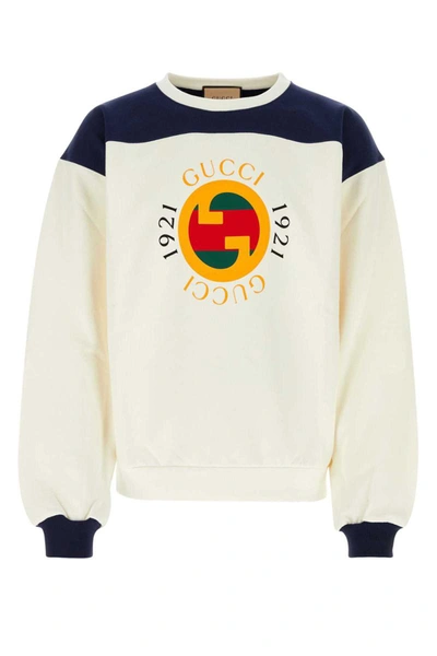 Gucci Printed Jersey Sweatshirt In Multicolor