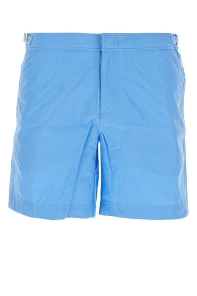 Max Mara Orlebar Brown Setter Swimwear In Blue