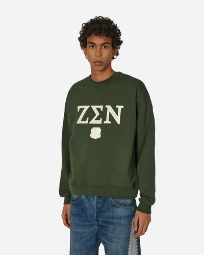 Museum Of Peace And Quiet Zen Crewneck Sweatshirt In Green