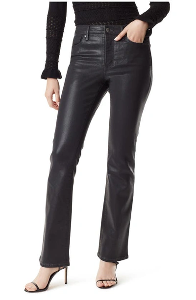 Sam Edelman Women's Simona Faux-leather Tapered Trousers In True Black