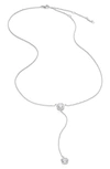 Lightbox 0.75-carat Lab Grown Diamond Station Y-necklace In White Gold