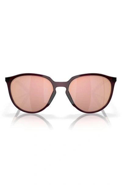 Oakley Sielo 57mm Round Sunglasses In Rose Gold