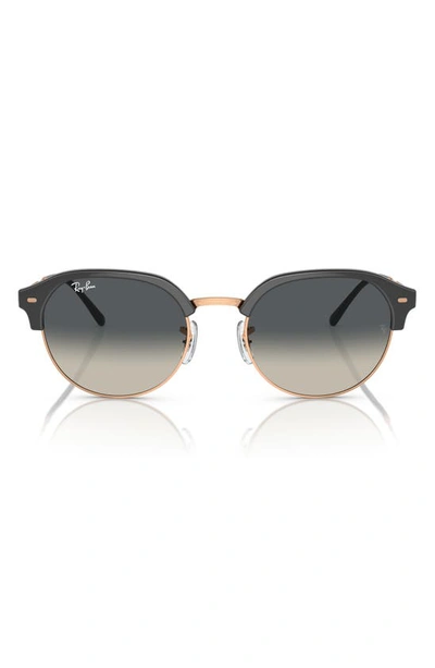 Ray Ban Clubmaster 53mm Sunglasses In Grey Flash