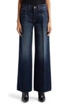 L Agence Alicent High Waist Wide Leg Jeans In Grainger