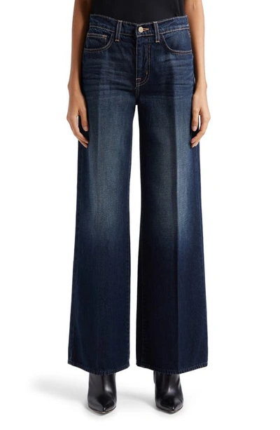 L Agence Alicent High Waist Wide Leg Jeans In Grainger