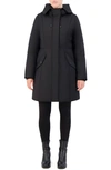 Cole Haan Signature Stretch Twill Parka In Black