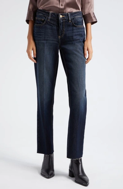 L Agence Milana Stovepipe Straight Leg Jeans In Grainger