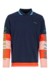 Botter Striped Double-sleeves Organic Cotton T-shirt In Multicoloured
