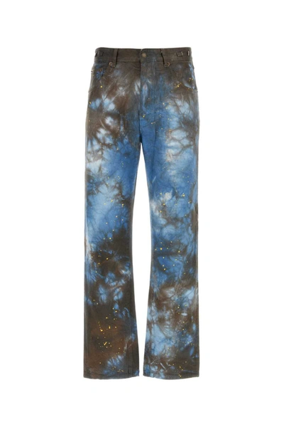 Darkpark Abstract-pattern Straight-leg Jeans In Multicoloured