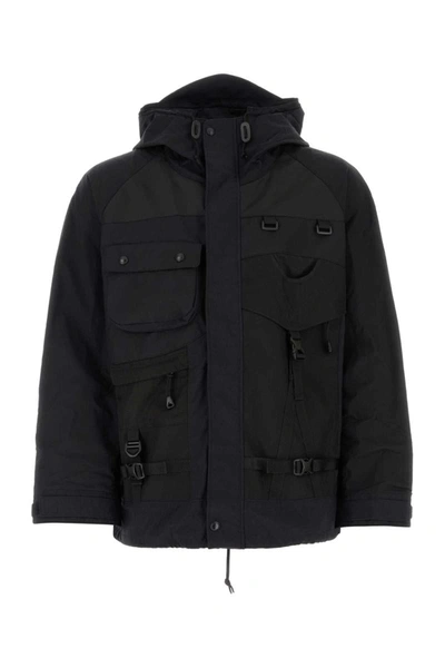 Junya Watanabe Jackets And Vests In Blackmix