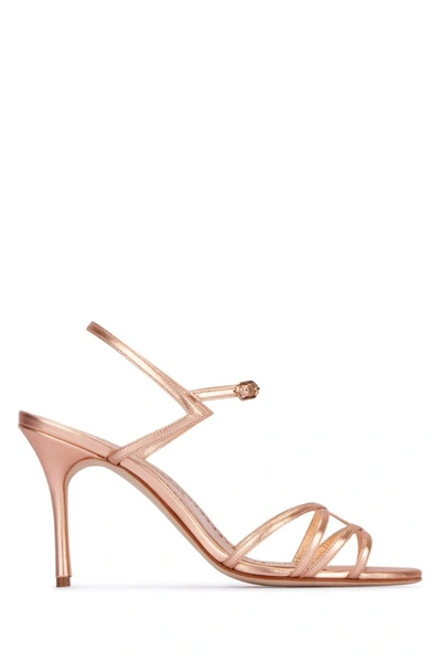 Manolo Blahnik Heeled Shoes In Copp