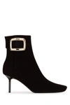 Roger Vivier Woman Ankle Boots Black Size 7 Leather In B999