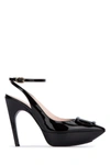 Roger Vivier Viv' Choc 125 Platform Pumps In Patent Leather In Nero