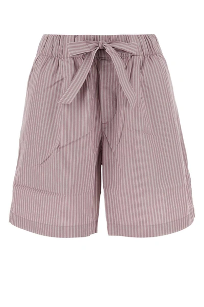 Tekla Poplin Pyjamas Shorts In Viola