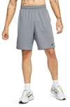 Nike Men's Totality Dri-fit Unlined Versatile 9" Shorts In Smoke Grey/ Black