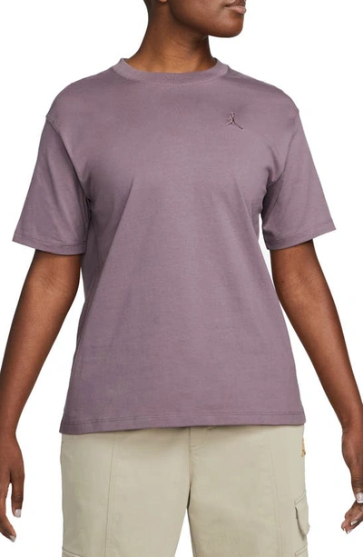 Jordan Essentials Girlfriend T-shirt In Sky Mauve