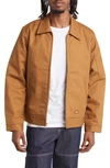 Dickies Eisenhower Water Repellent Insulated Jacket In Brown Duck