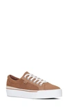 Keds Jump Kick Duo Leather Lace-up Sneaker In Taupe
